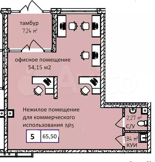 Свободного назначения, 65.5 м - Фото 0