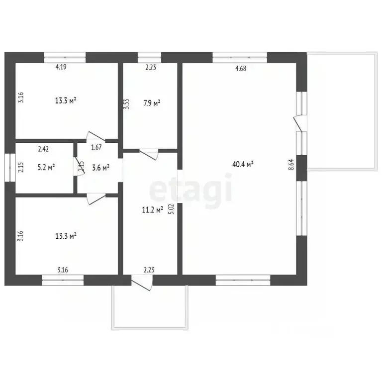 Дом в Тюменская область, Тюменский муниципальный округ, Горячий ... - Фото 2