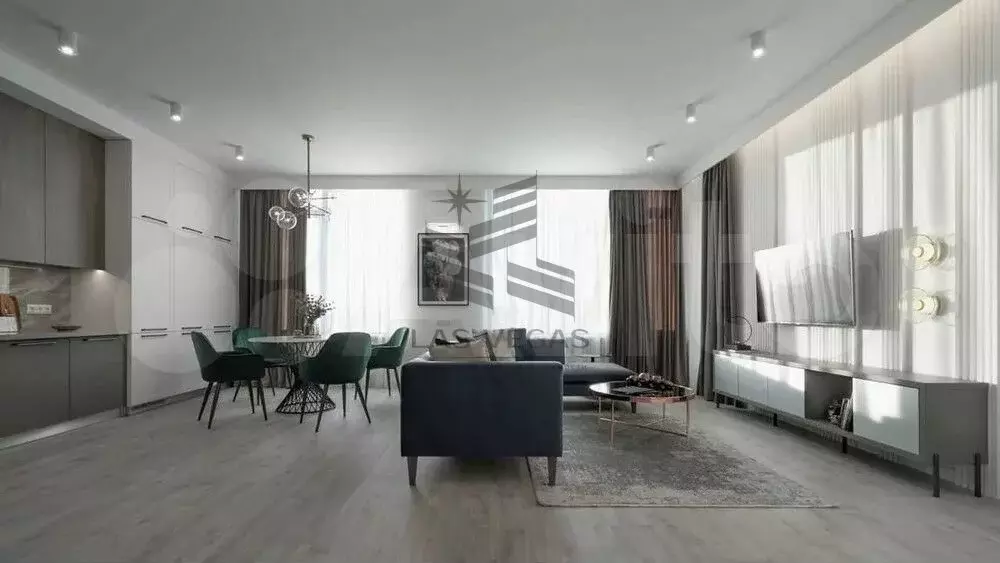 3-к. квартира, 130 м, 8/11 эт. - Фото 1