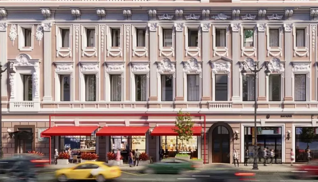 Помещение свободного назначения в Москва Тверская ул., 14 (461 м) - Фото 1