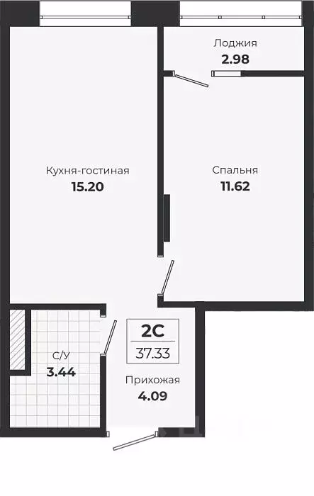 1-к кв. Новосибирская область, Новосибирск Лесоперевалка мкр, Ясный ... - Фото 0