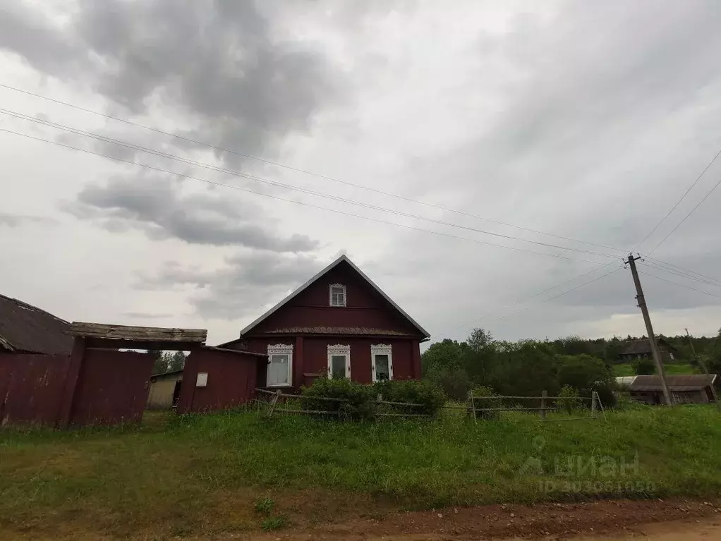 Дом в Псковская область, Пустошкинский район, Щукинская волость, д. ... - Фото 0