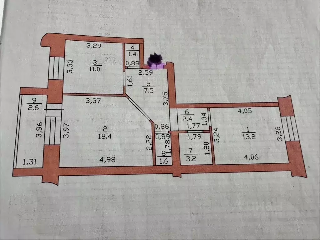 2-к кв. Татарстан, Казань ул. Ноксинский Спуск, 8а (61.3 м) - Фото 2
