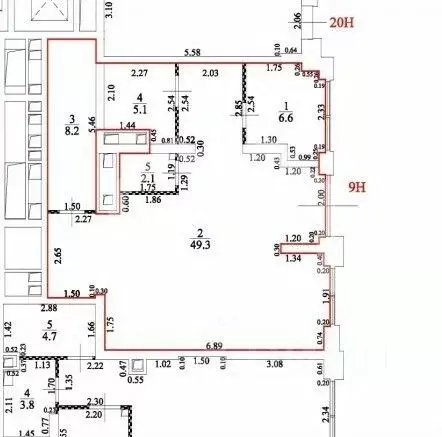 Помещение свободного назначения в Москва Аминьевское ш., 4Дк3литБ (71 ... - Фото 2