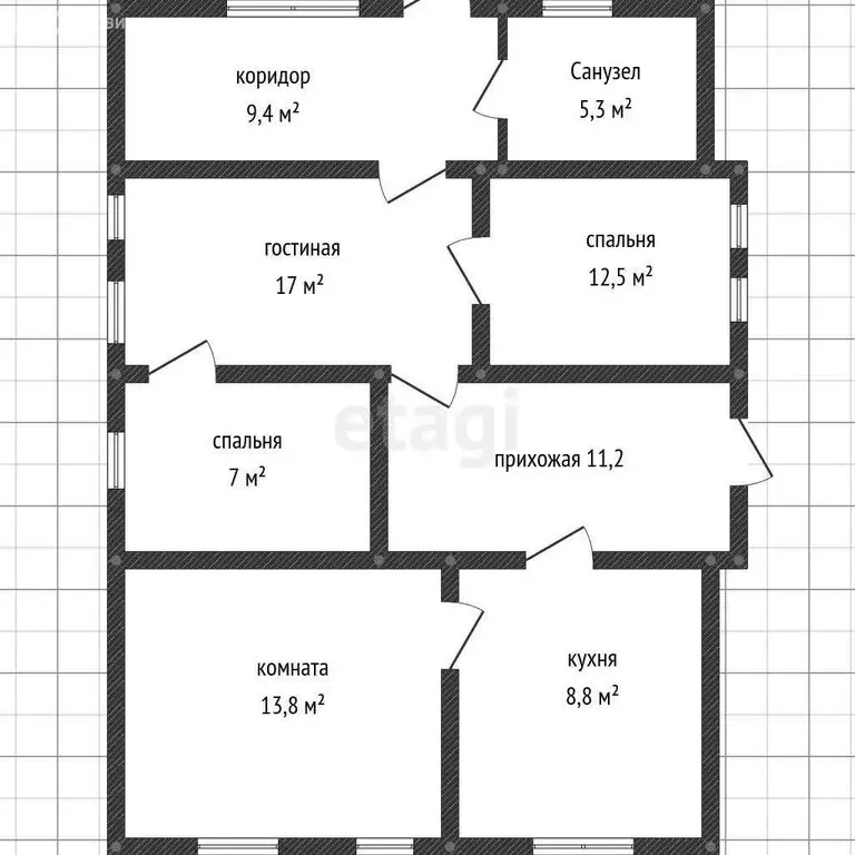 Дом в Майкоп, улица Горького (84.4 м) - Фото 1