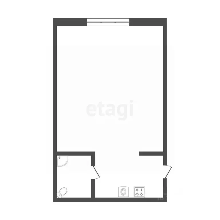Студия Томская область, Томск просп. Фрунзе, 122 (18.0 м) - Фото 1
