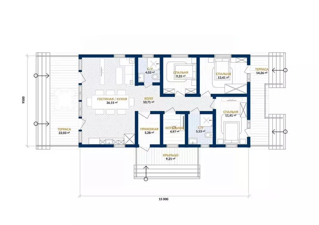 Дом в Ленинградская область, Приозерский район, Ромашкинское с/пос, ... - Фото 2