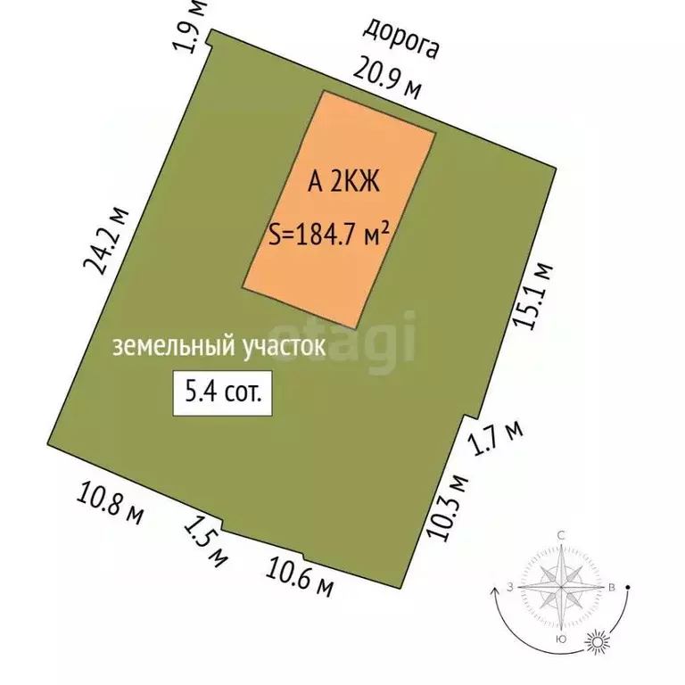 Дом в Тюменская область, Тюмень ул. Баумана (185 м) - Фото 1