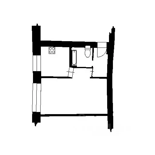 1-к кв. Самарская область, Самара Гвардейская ул., 24 (32.0 м) - Фото 2