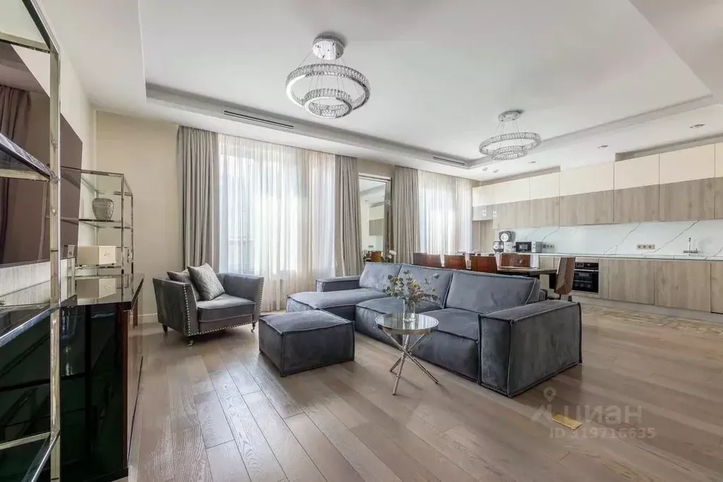 5-к кв. Москва ул. Остоженка, 11 (193.0 м) - Фото 0