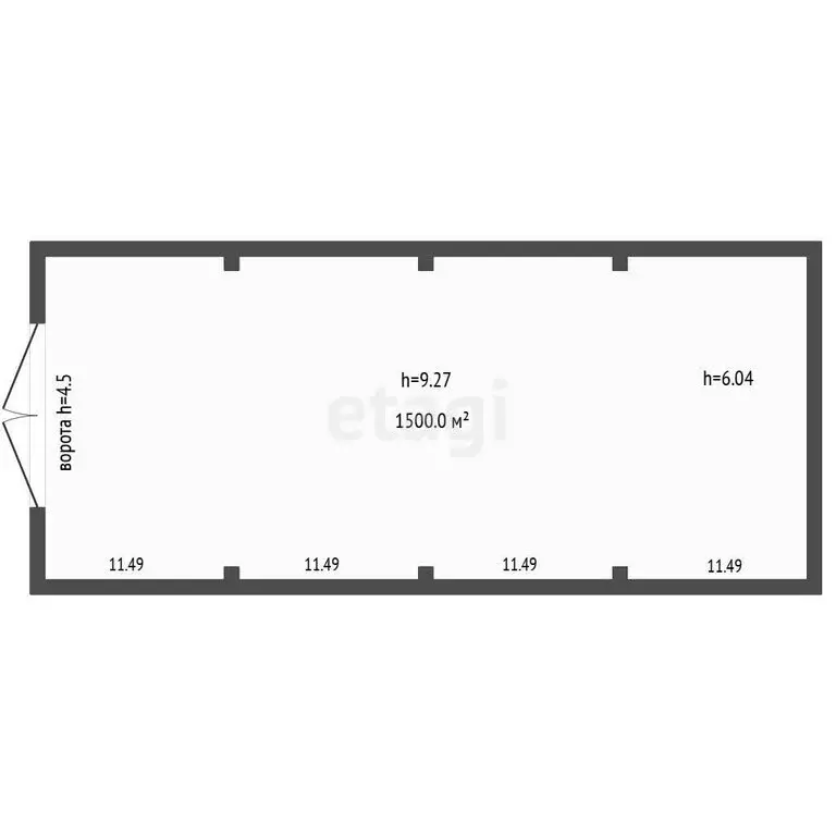 Помещение свободного назначения (1500 м) - Фото 1