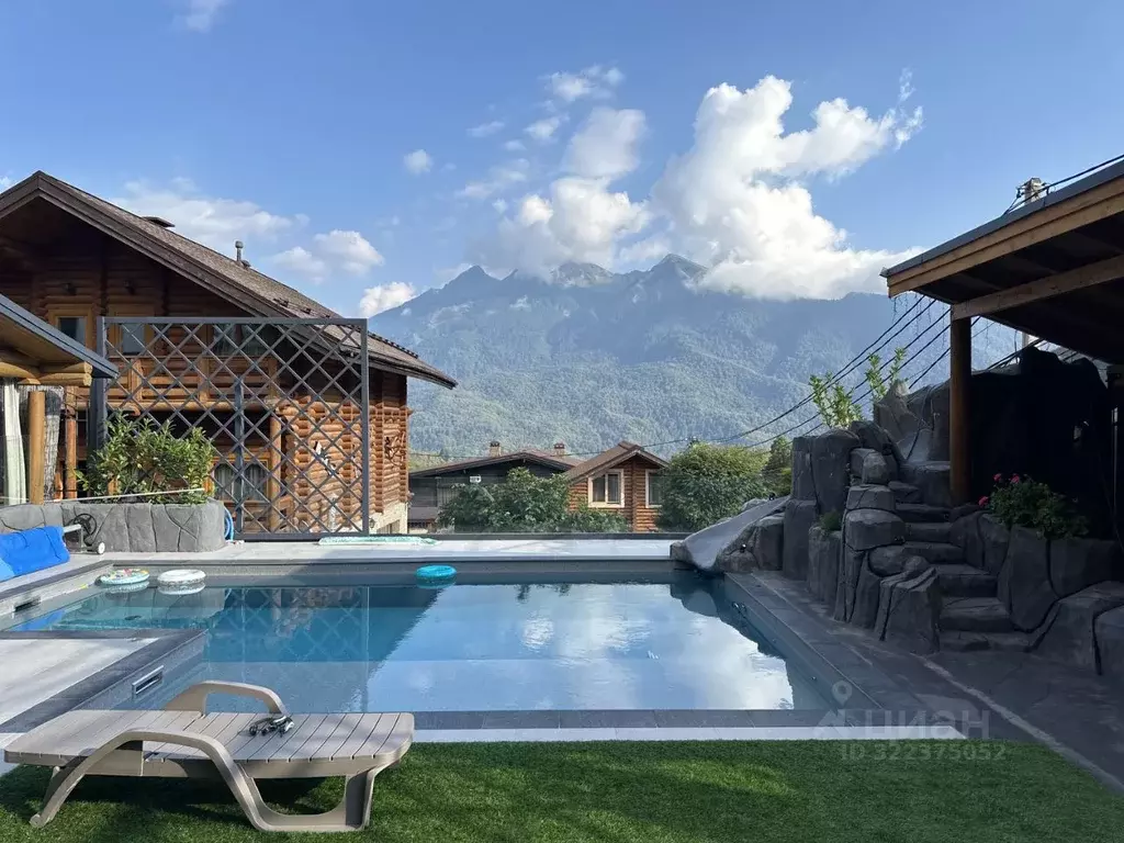 Дом в Краснодарский край, Сочи Красная Поляна пгт, 2-й Садовый мкр, ... - Фото 2