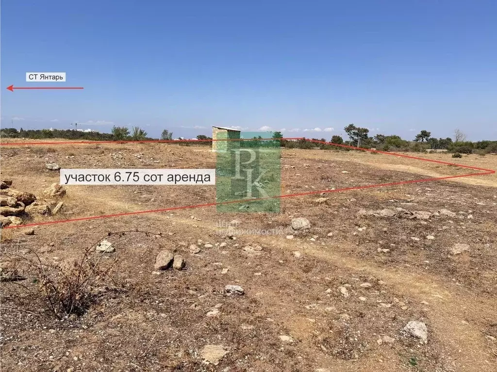 Участок в Севастополь Фиолент мкр,  (6.7 сот.) - Фото 1