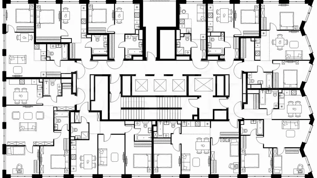 1-к. квартира, 29,5 м, 19/42 эт. - Фото 1