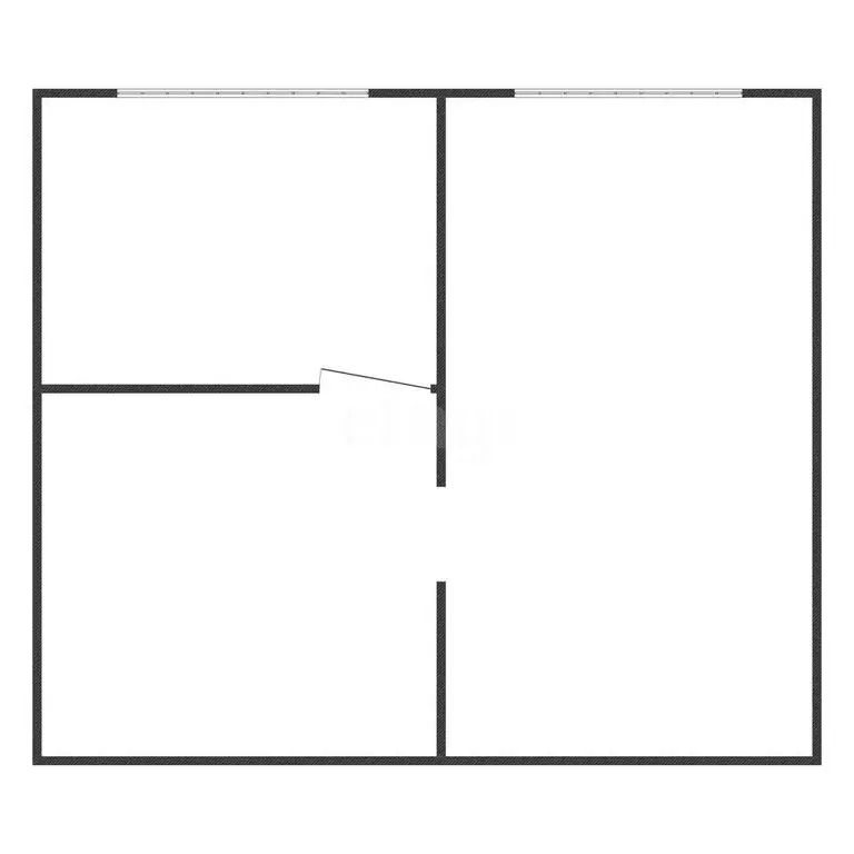 2к в -комнатной квартире (35.6 м) - Фото 1