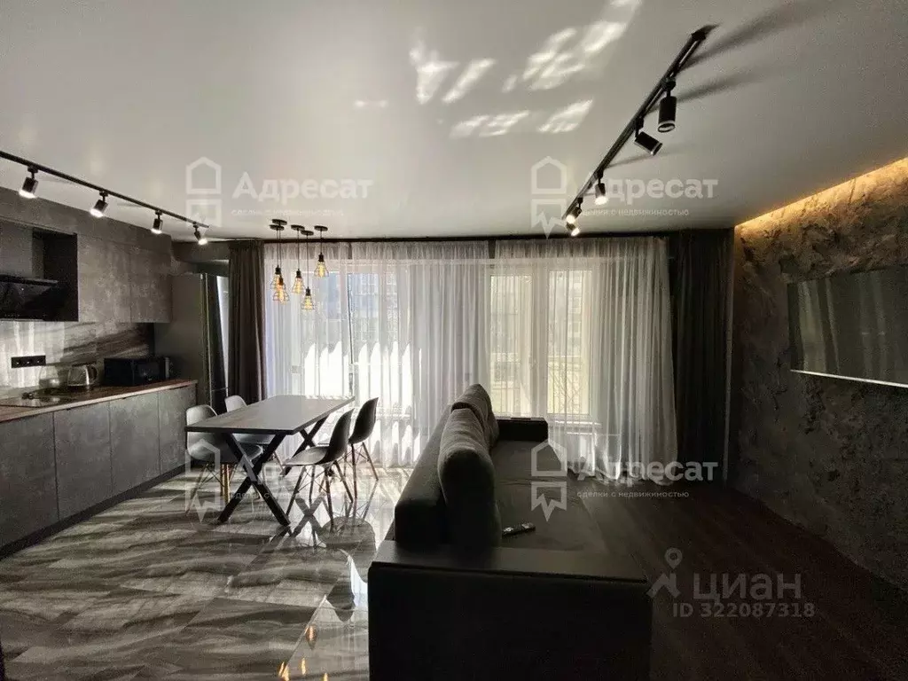 Студия Волгоградская область, Волгоград ул. Фадеева, 61 (36.0 м) - Фото 1