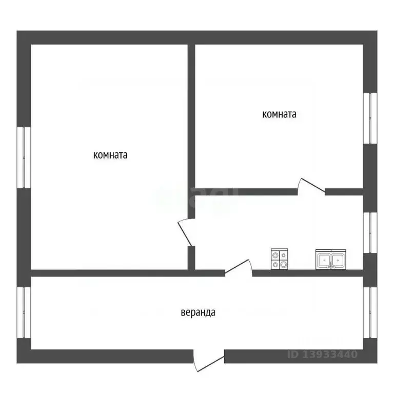 Дом в Тюменская область, Тюмень Зауралец СНТ, ул. Энергетиков (45 м) - Фото 2