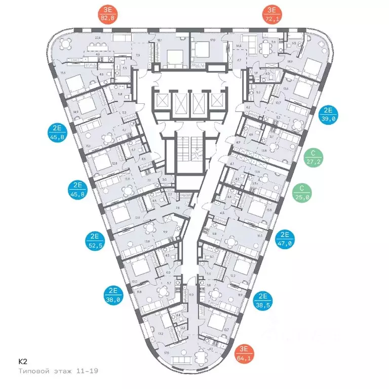 2-к кв. Москва ш. Боровское (дублер) (52.5 м) - Фото 1