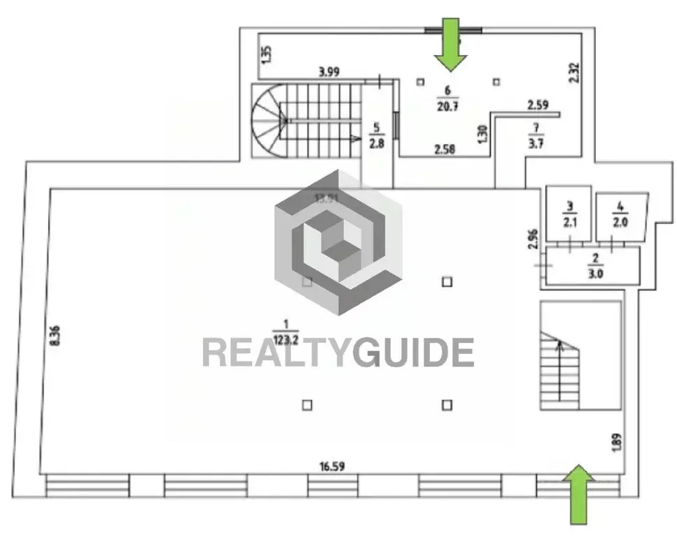 Торговая площадь в Москва Большая Серпуховская ул., 8/7С2 (380 м) - Фото 0