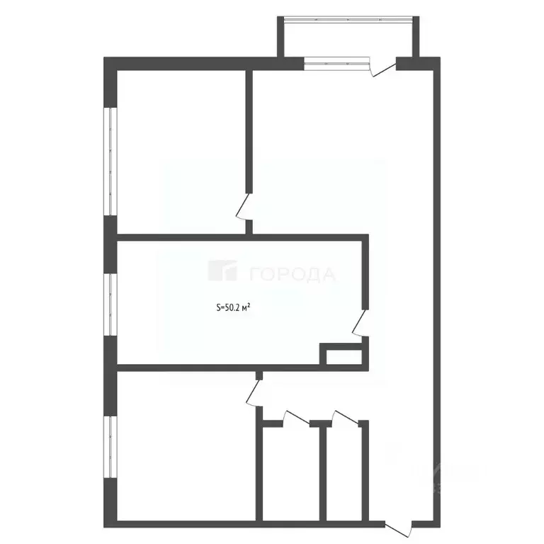 3-к кв. Кемеровская область, Новокузнецк ул. Сеченова, 13 (50.0 м) - Фото 2