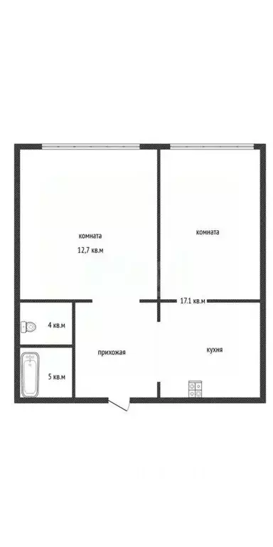 2-к кв. Смоленская область, Ярцево ул. Пугачева, 1Б (12.4 м) - Фото 2