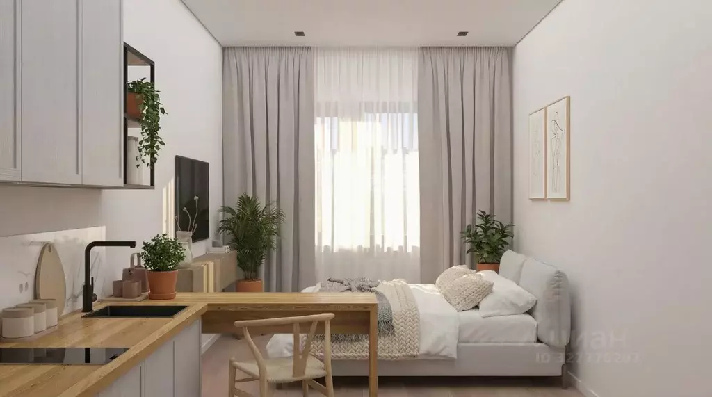 Студия Самарская область, Тольятти ул. Свердлова, 22 (26.2 м) - Фото 2