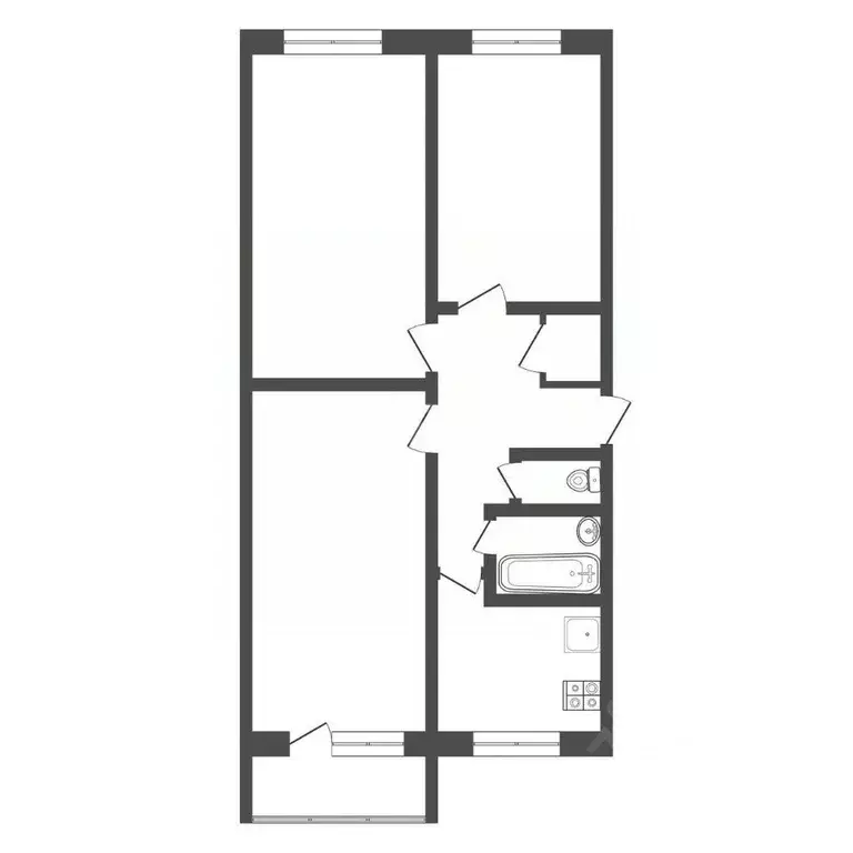 3-к кв. Тульская область, Тула просп. Ленина, 143Б (64.2 м) - Фото 2