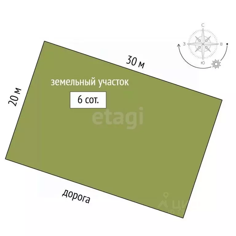 Участок в Ямало-Ненецкий АО, Новый Уренгой Мечта СНТ, ул. Ивовая (6.0 ... - Фото 1