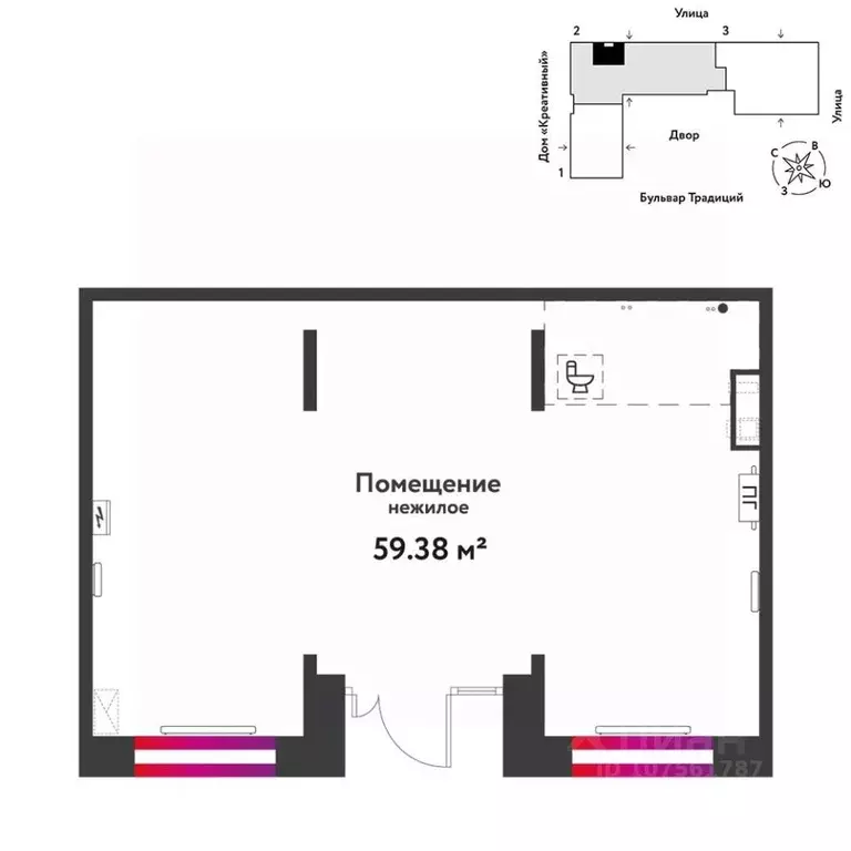 Торговая площадь в Тюменская область, Тюмень ул. Андрея Кореневского, ... - Фото 1
