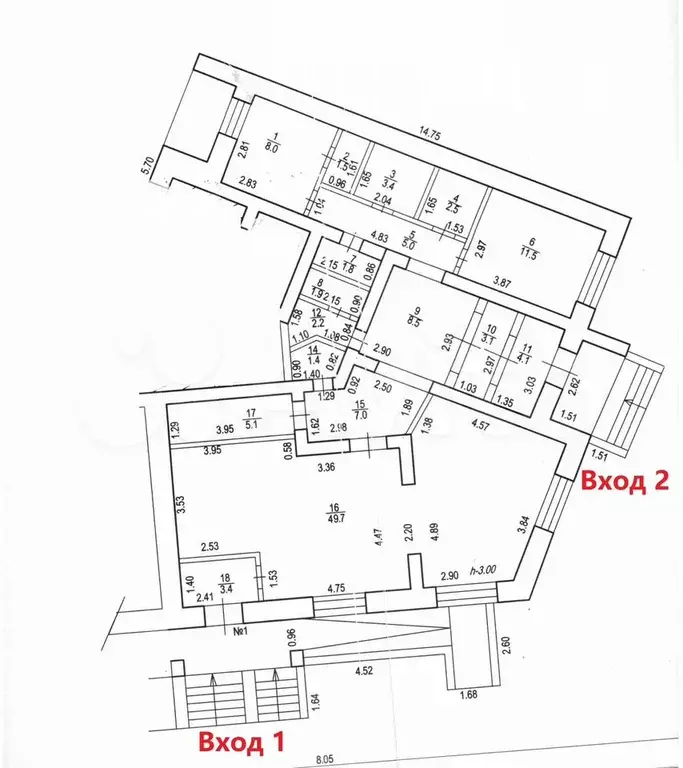 Помещение свободного назначения 125.7 м - Фото 0