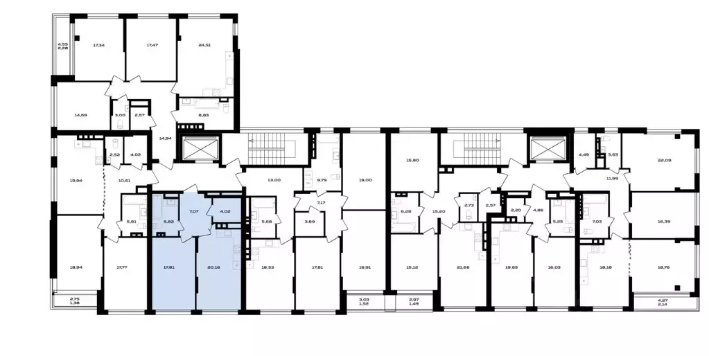 1-к кв. Воронежская область, Воронеж ул. Ольминского, 4 (54.88 м) - Фото 2