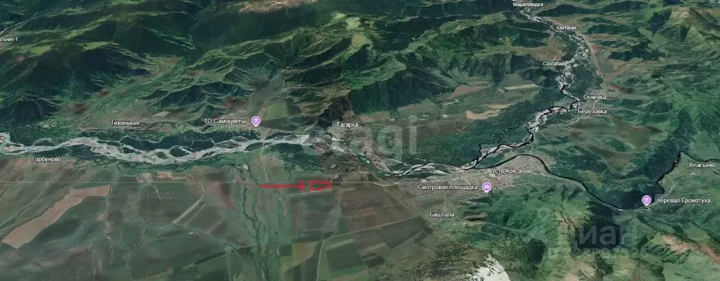 Участок в Алтай, Усть-Коксинский район, с. Усть-Кокса  (3000.0 сот.) - Фото 1