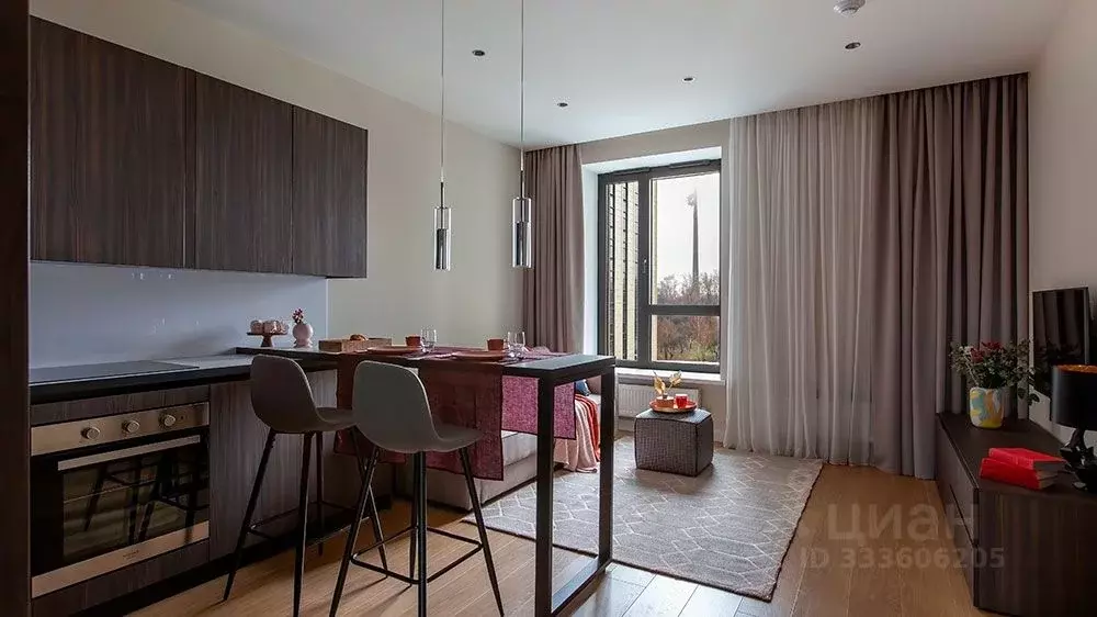 Студия Москва ул. Василисы Кожиной, 13 (34.0 м) - Фото 1
