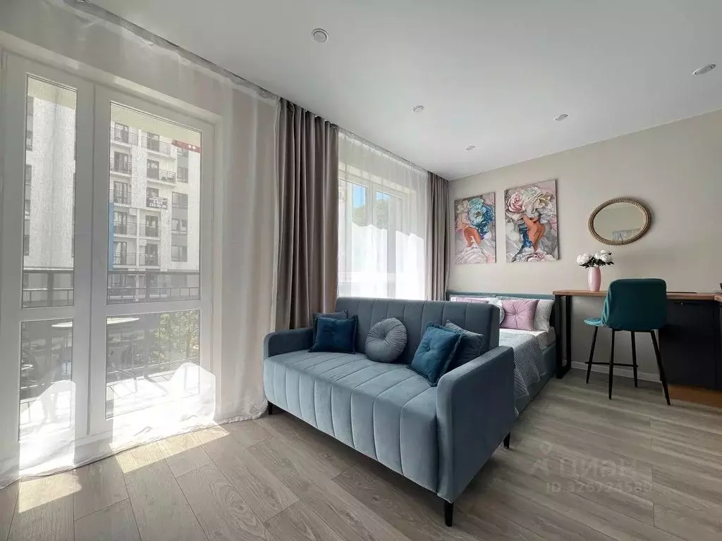 Студия Краснодарский край, Сочи ул. Искры, 88к6 (29.0 м) - Фото 1