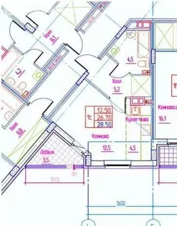 1-комнатная квартира: Пермь, Бершетский переулок, 3 (28 м) - Фото 2