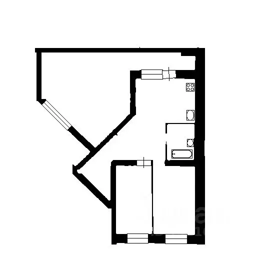 3-к кв. Башкортостан, Уфа ул. Чернышевского, 104 (85.0 м) - Фото 1