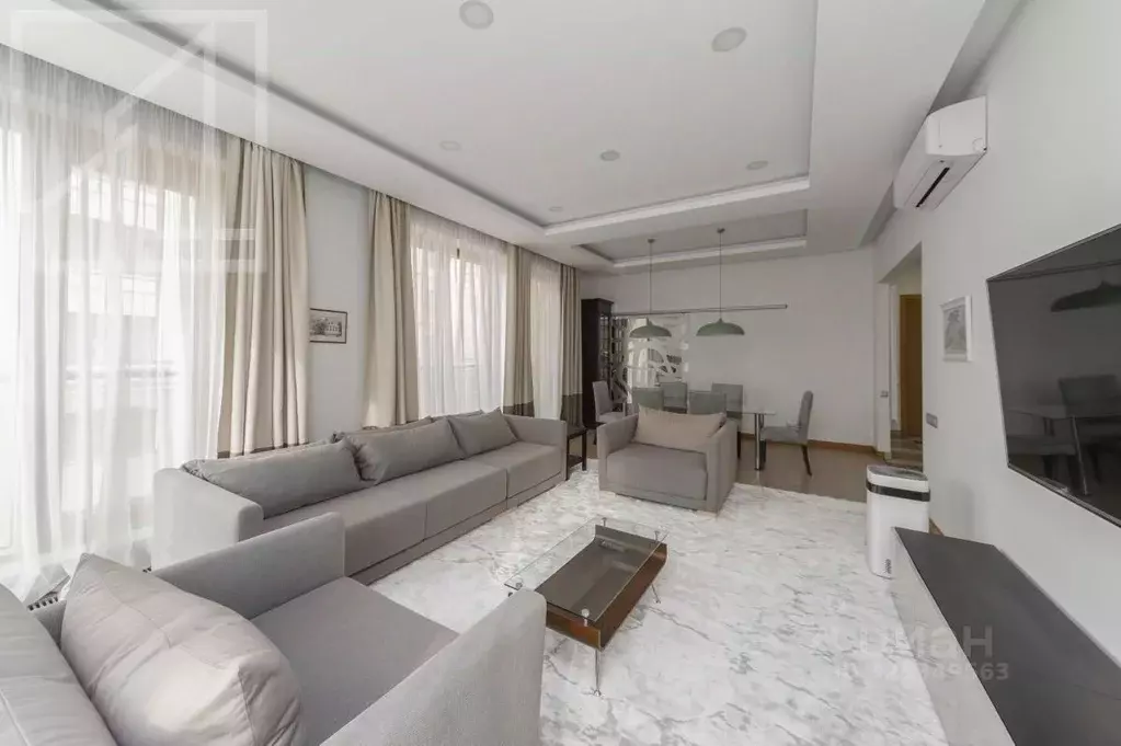 4-к кв. Москва 1-й Смоленский пер., 21 (170.0 м) - Фото 1