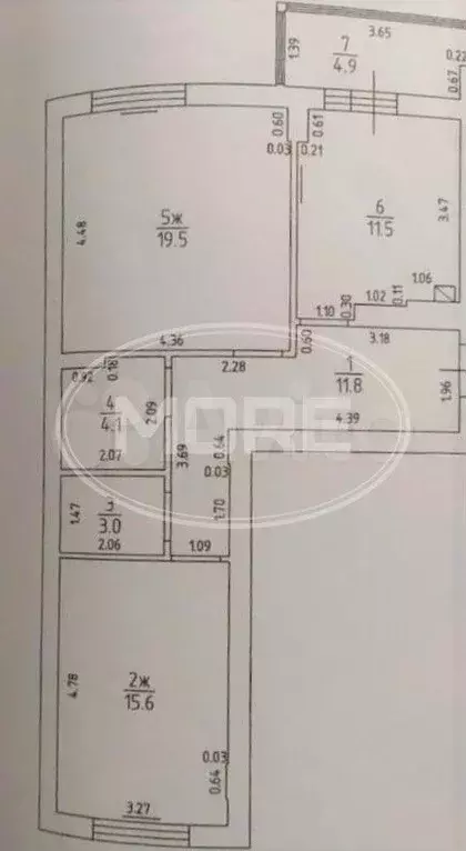 2-к. квартира, 70 м, 8/9 эт. - Фото 0