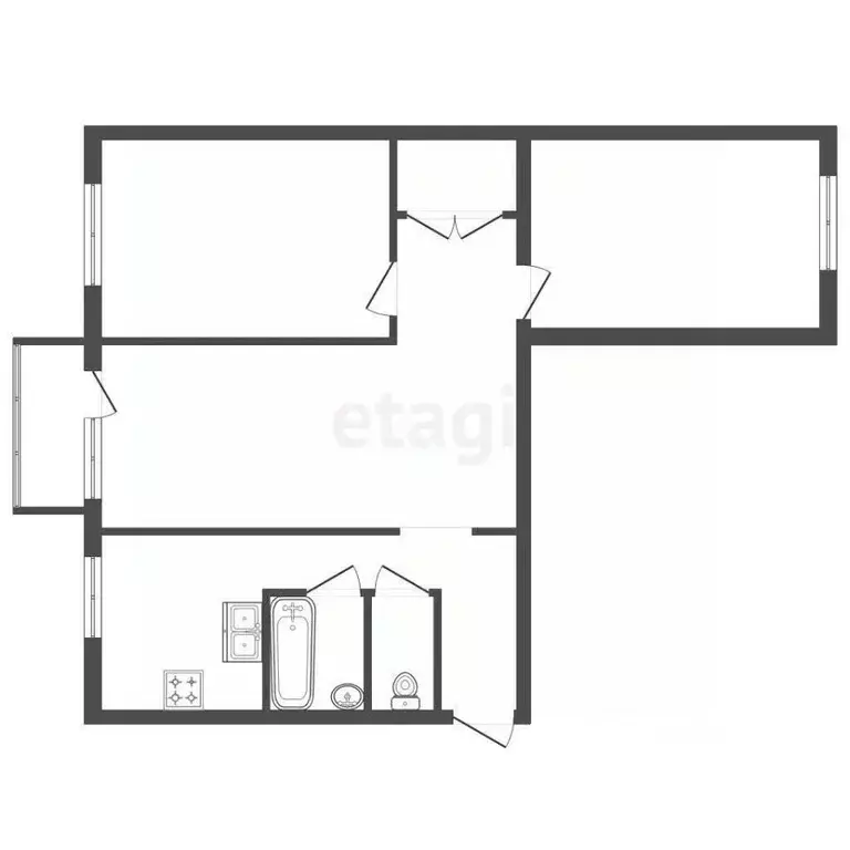 3-к кв. Санкт-Петербург, Санкт-Петербург, Петергоф Константиновская ... - Фото 2