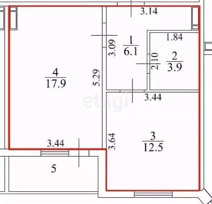 1-к кв. Липецкая область, Липецк ул. И.В. Свиридова, 22к4 (40.4 м) - Фото 1