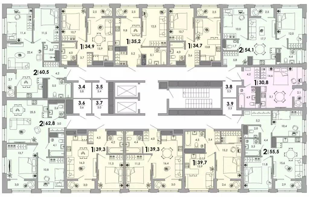 1-к кв. Владимирская область, Владимир Октябрьский военный городок,  ... - Фото 2