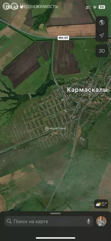 Участок в село Кармаскалы, Рябиновая улица (12 м) - Фото 0