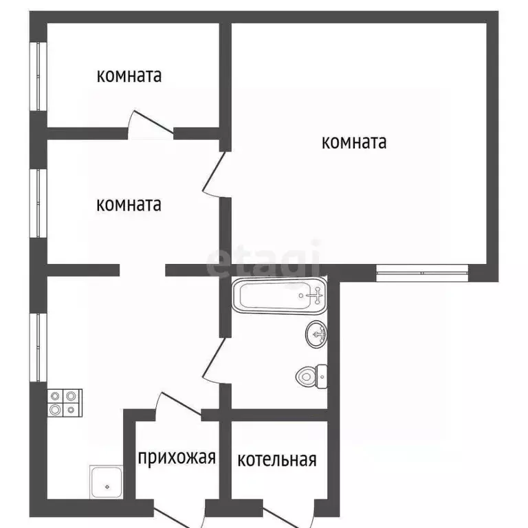 3-к кв. Крым, Ялта ул. Музейная, 20 (42.0 м) - Фото 2