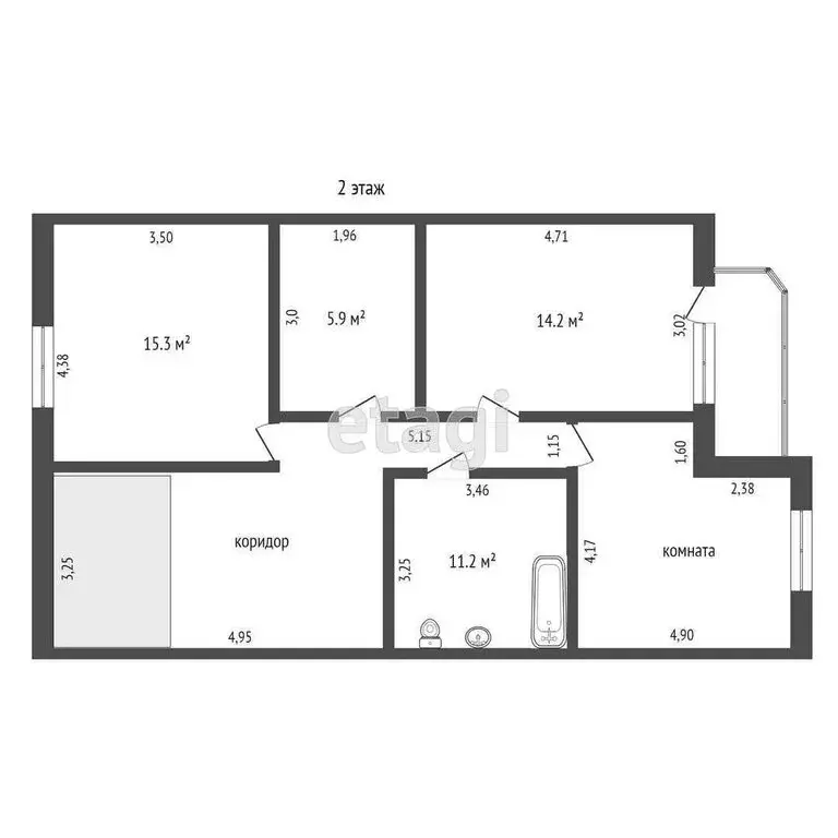 4-комнатная квартира: Абакан, улица Чертыгашева, 126 (172.1 м) - Фото 1