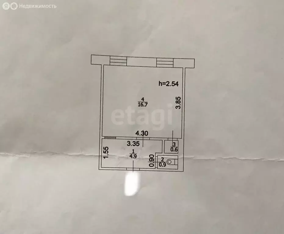 Квартира-студия: Казань, улица Дежнёва, 2к2 (23.1 м) - Фото 1