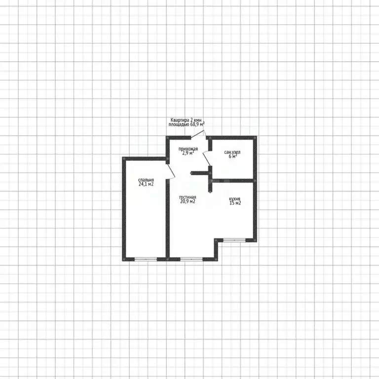 2-к кв. Адыгея, Майкоп Депутатская ул., 25 (68.9 м) - Фото 2