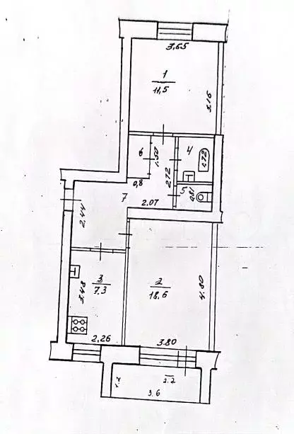 2-к. квартира, 53 м, 4/5 эт. - Фото 0