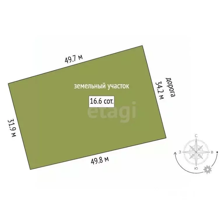 Участок в Тюменская область, Тюменский муниципальный округ, д. Елань, ... - Фото 1