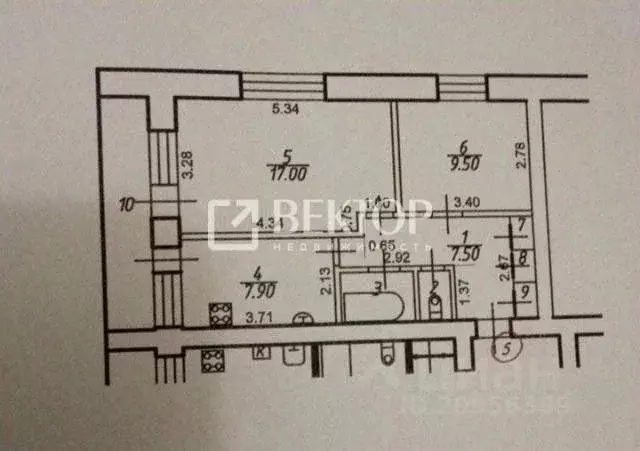 2-к кв. Костромская область, Нерехтский район, Волжское с/пос, с. Спас ... - Фото 2