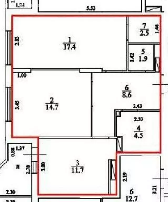 2-комнатная квартира: Ульяновск, переулок Суворова, 27 (61.3 м) - Фото 1